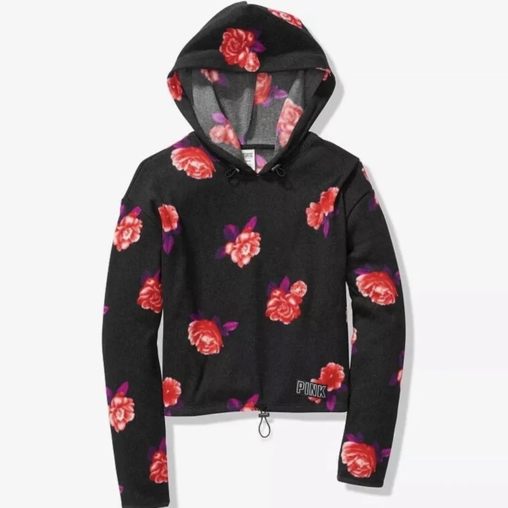 PINK Cropped Woman’s Hoodie